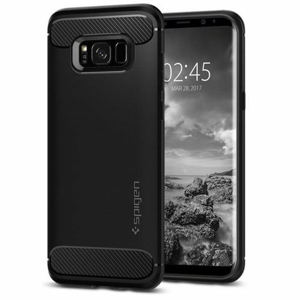 Puzdro Spigen Rugged Armor TPU Samsung Galaxy S8 G950 - čierne