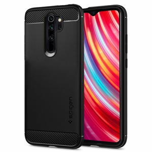 Puzdro Spigen Rugged Xiaomi Redmi Note 8 Pro Black