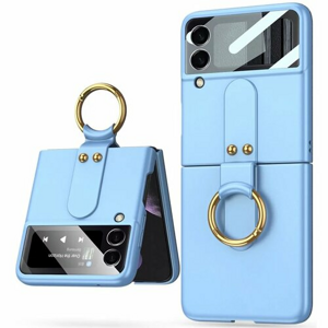 Puzdro Tech-Protect Icon Ring Samsung Galaxy Z Flip 4 - svetlo modré