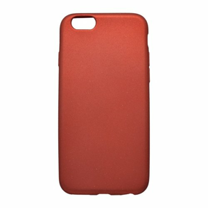 Puzdro TPU s trblietkami iPhone 6/6s, červené
