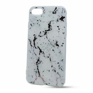 Puzdro Vennus Marble TPU iPhone 7/8 vzor 1 - biele