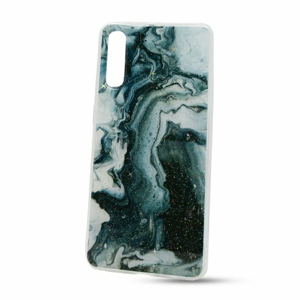 Puzdro Vennus Marble TPU Samsung Galaxy A30s/A50 A505 vzor 5 - zeleno-biele