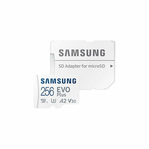 SAMSUNG 50929
Pamäťová karta SAMSUNG microSDXC 256GB EVO Plus + SD adaptér