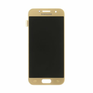 Samsung A320 Galaxy A3 2017 - LCD Displej + Dotyková Plocha - Zlatý (Service Pack)