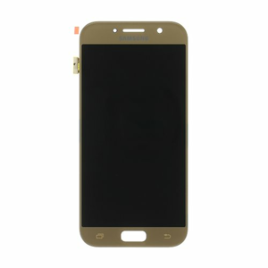 Samsung A520 Galaxy A5 2017 - LCD Displej + Dotyková Plocha - Zlatý (Service Pack)