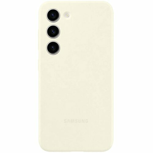 Samsung case Silicone Cover for Samsung Galaxy S23 Plus cream