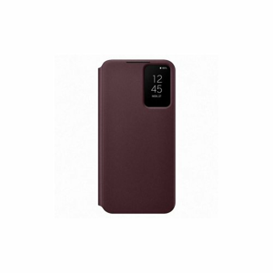 Samsung Clear View Cover for Galaxy S22 burgundy