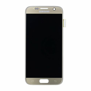 Samsung G930F Galaxy S7 - LCD Displej + Dotyková Plocha - Zlatý