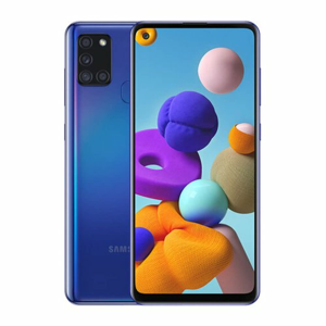 Samsung Galaxy A21s 3GB/32GB A217 Dual SIM, Modrá - porušené balenie