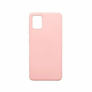 Samsung Galaxy A71 ružové gumené puzdro, Soft