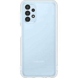 Samsung polopriehladný zadný kryt EF-OA136TT pre A13 5G, priehladný