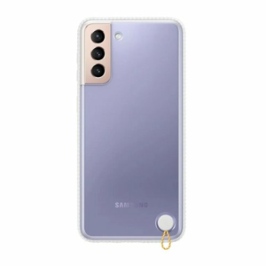 Samsung priehľadný ochranný kryt EF-GG996CWE pre S21+, biele