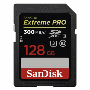 SDXC karta SANDISK Extreme Pro 128GB 300MB/S UHS-II