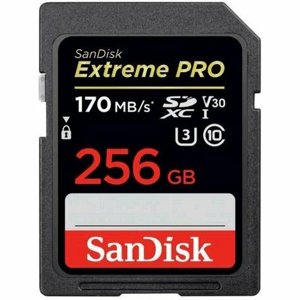 SDXC karta SANDISK Extreme Pro 256GB 170MB/s V30 UHS-I