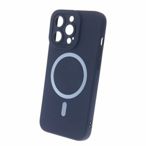 Silicon Mag case for iPhone 15 6,1" dark blue