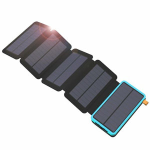 Solárna nabíjačka Allpowers XD-SC-010-BBLU 7,5W + 20000mAh Power Bank Modro-čierna