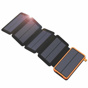 Solárna nabíjačka Allpowers XD-SC-010-BORA 7,5W + 20000mAh Power Bank Oranžovo-čierna