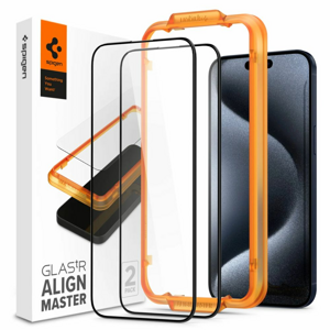 SPIGEN 69809
SPIGEN ALM GLASS FC 2x 3D Ochranné sklo Apple iPhone 15 Pro BLACK