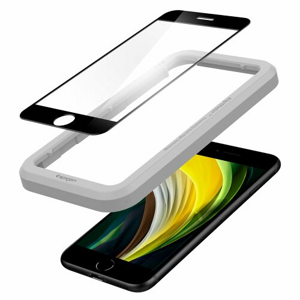 Spigen tempered glass ALM GLASS FC for iPhone 7 / 8 / SE 2020 / SE 2022 black