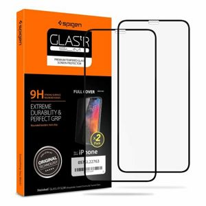 Spigen tempered glass Glass FC 2 - Pack do iPhone 11 Pro black