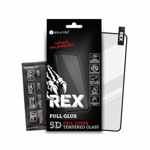 Sturdo Rex ochranné sklo Motorola Edge 30 Pro, čierne, Full Glue 5D
