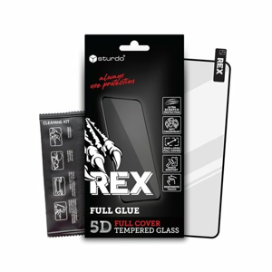 Sturdo Rex ochranné sklo Samsung Galaxy A21s, čierne, Full Glue 5D