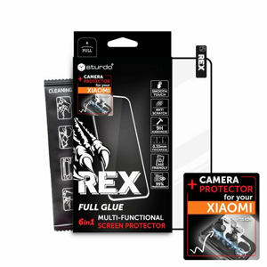 Sturdo Rex ochranné sklo + sklo na fotoaparát Xiaomi Redmi Note 12S, Full Glue, 6v1
