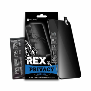 Sturdo Rex Privacy ochranné sklo iPhone X / iPhone XS / iPhone 11 Pro, Full Glue