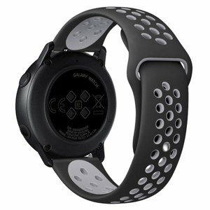 Tactical 252 Double Silikonový Řemínek pro Xiaomi Amazfit Bip Black/Grey