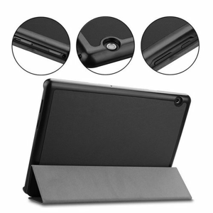 Tactical Book Tri Fold Pouzdro pro Huawei MatePad Pro Black