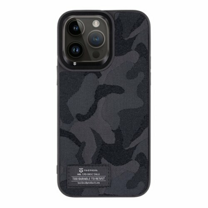 Tactical Camo Troop Kryt pro Apple iPhone 14 Pro Max Black