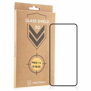 Tactical Glass Shield 5D sklo pro Xiaomi Poco F3 Black