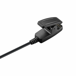 Tactical USB Nabíjací a dátový kábel pre Garmin Vivomove/Forerunner735XT/235XT/230/630 Čierny
