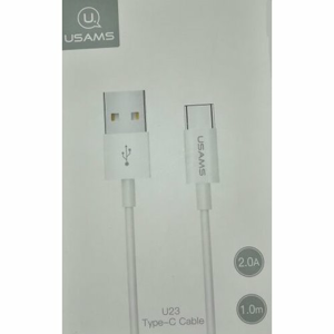 USAMS SJ285 Datový Kabel Type C White