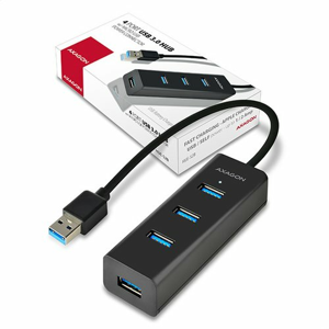 USB HUB AXAGON HUE-S2B 4xUSB 3.0 Čierny