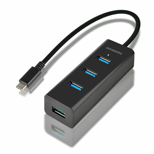 USB HUB AXAGON HUE-S2C USB-C 3.1 Čierny