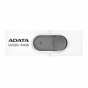 USB kľúč ADATA UV220 16 GB USB 2.0 Sivo-biely