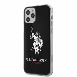 USHCP12MTPUHRBK U.S. Polo PC/TPU Big Horse Kryt pro iPhone 12/12 Pro 6.1 Black