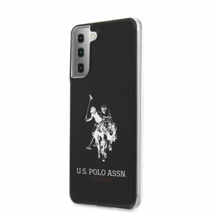 USHCS21MTPUHRBK U.S. Polo PC/TPU Big Horse Kryt pro Samsung Galaxy S21+ Black